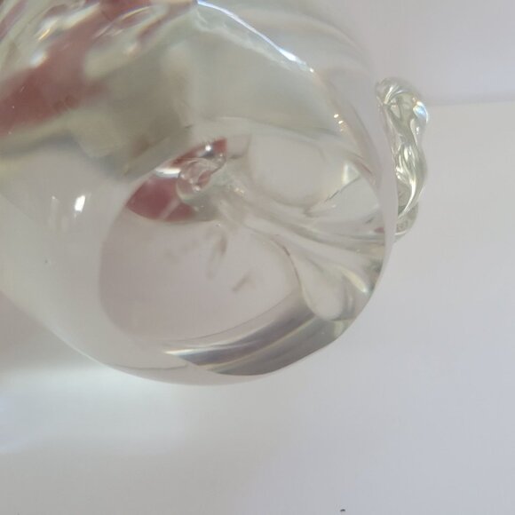 Clear Glass Apple Art Decor Sculptures Peperweights - Picture 8 of 11